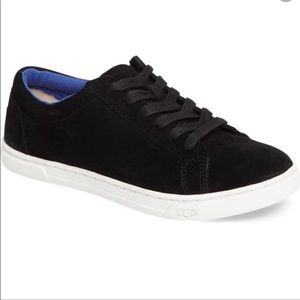 Ugg Karine Suede Tennis Shoes Black Size 9